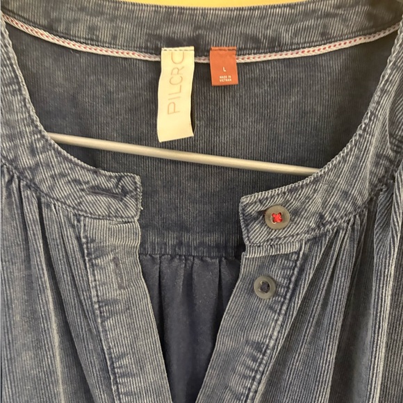 Anthropologie blue corduroy Pilcro dress - Picture 3 of 3